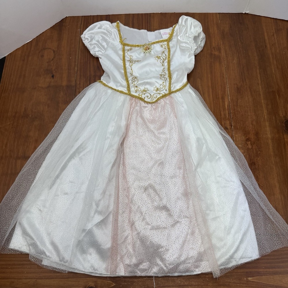 Disney Princess Rapunzel Wedding Dress Costume Girls Size S 4-6